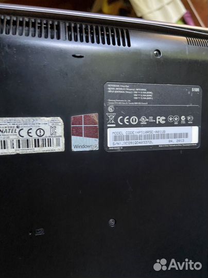 Ноутбук samsung 510R