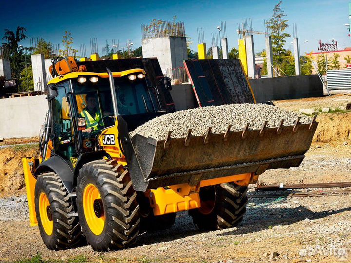 Экскаватор погрузчик JCB Грузоперевозки