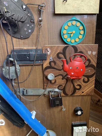 Бизиборд детский со светом