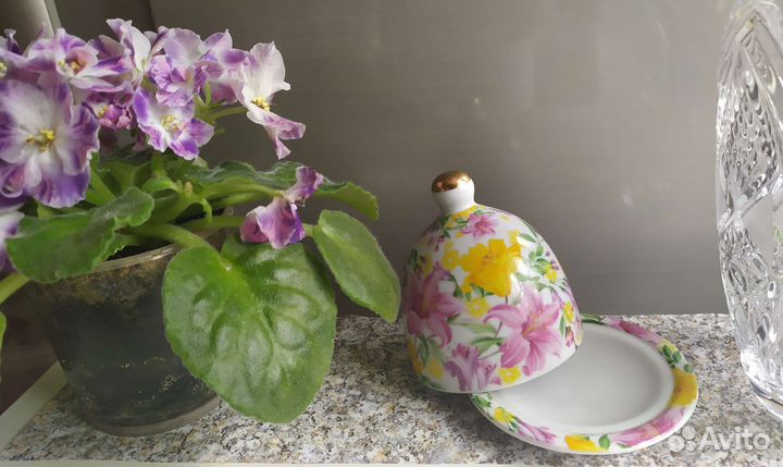 Хрустальная вазочка и лимонница
