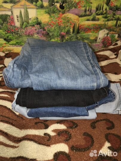 Джинсы женские пакетом 44 46 размер