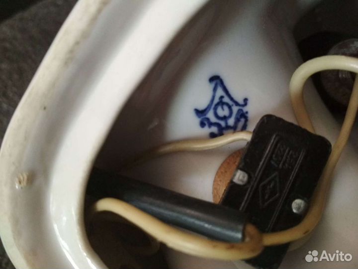 Лфз Светильник СССР, Малахитовое стекло, гдр