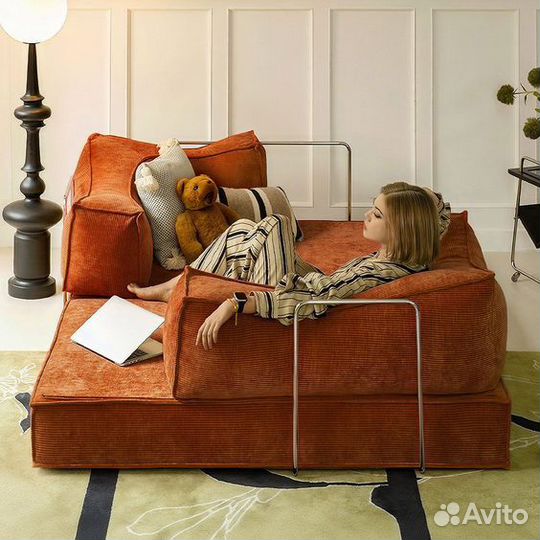 Диван прямой раскладной лофт