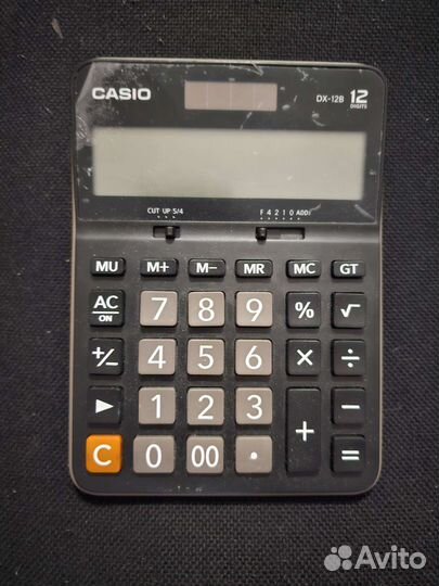 Калькулятор бухгалтерский casio DX-12B новый