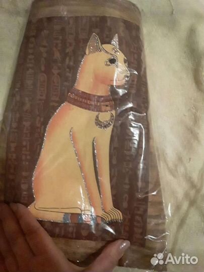 Папирус из египта Кошка