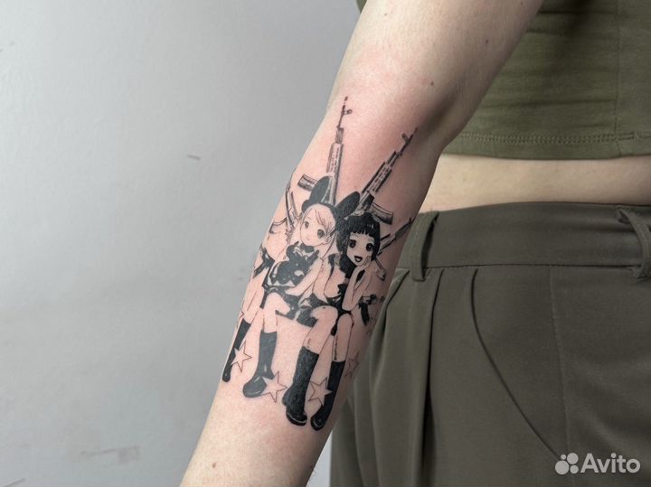 Модель на тату