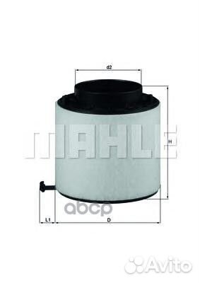 Фильтр воздушный lx2092d Mahle/Knecht