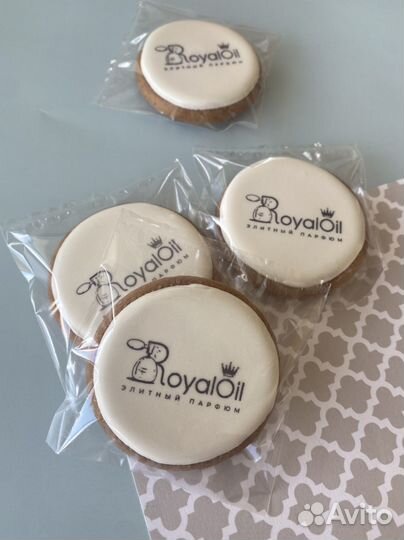 Имбирные пряники с логотипом