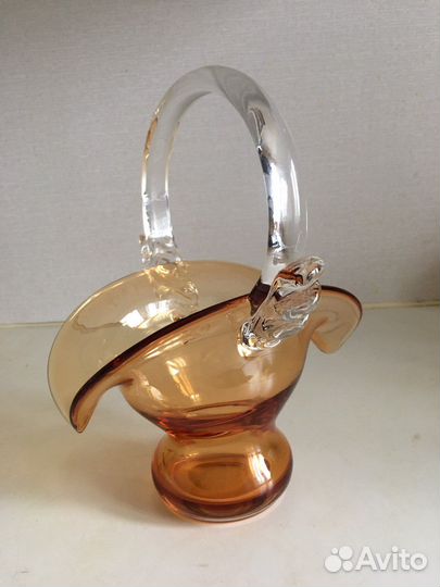 Ваза цветное стекло