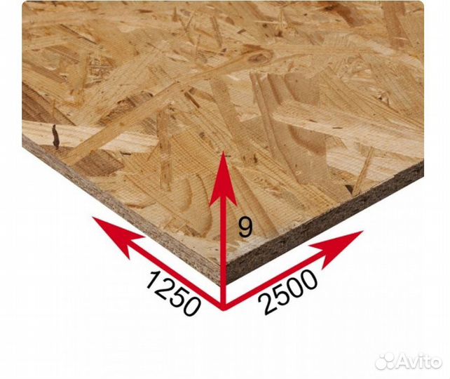 OSB-3 (осп, осб) Талион 2500*1250* 9мм
