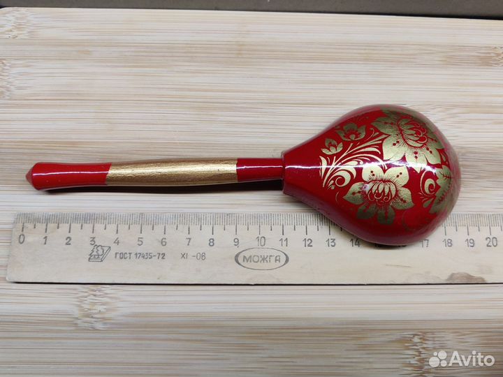Ложка деревянная расписная, набор 2 шт