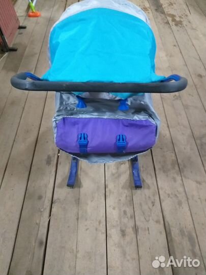 Детские санки коляска