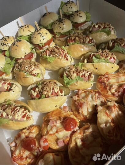 Фуршет кейтеринг гастробоксы