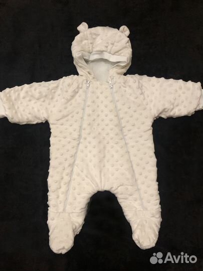 Конверт на выписку зимний с комбинезоном