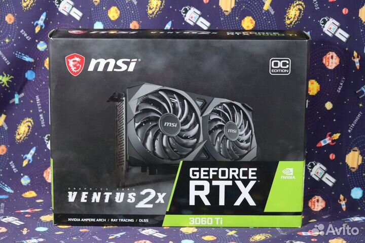 MSI RTX 3060 Ti 8gb Ventus 2X (Samsung + Гарантия)