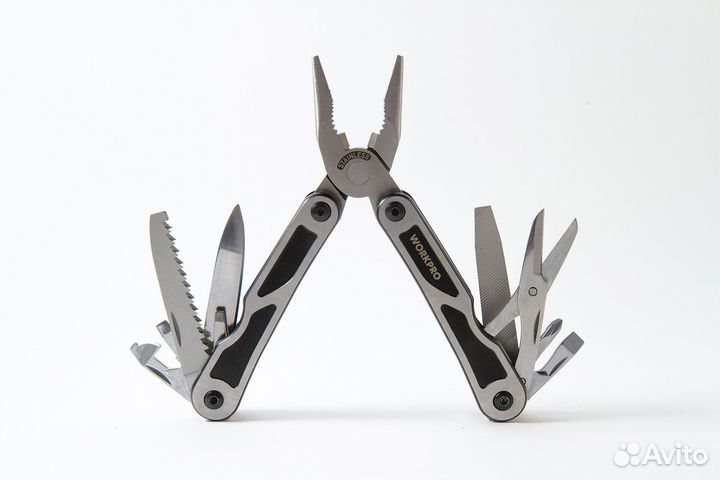 Мультитул Workpro, 15 инструментов