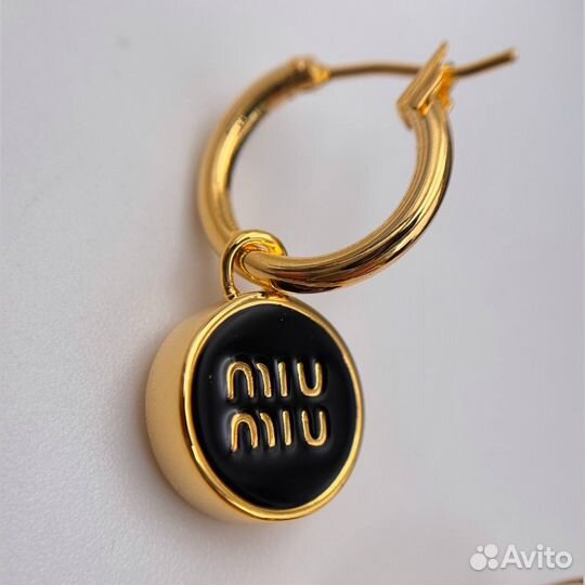Серьги Миу Миу