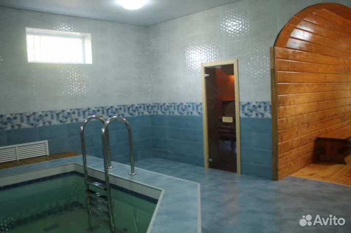 Баня сауна с теплым бассейном 