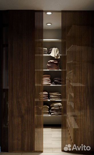 Реечные перегородки. Перегородки с рейками