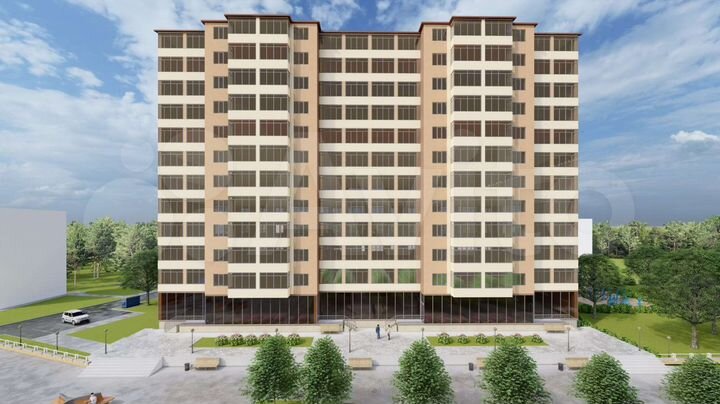 2-к. квартира, 75 м², 6/12 эт.