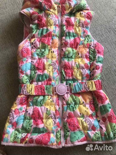 Детские вещи на девочку жилет рост 158