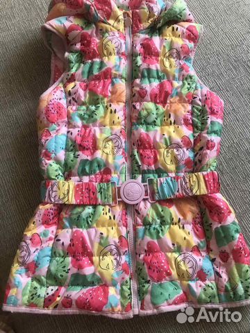 Детские вещи на девочку жилет рост 158