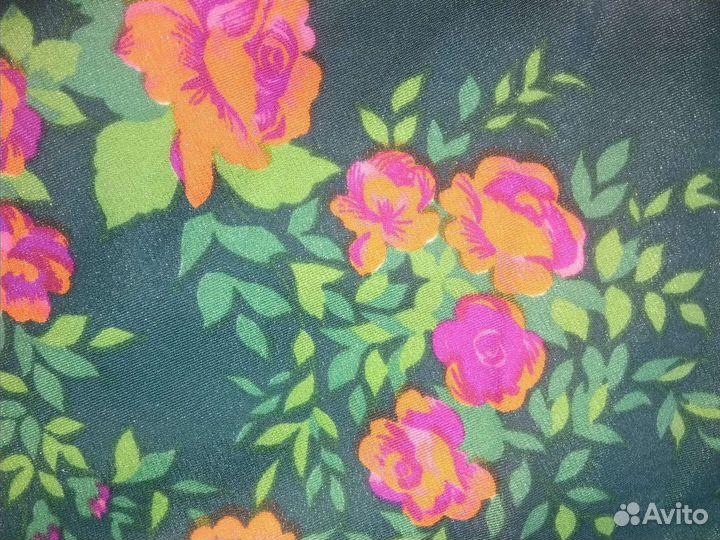 Отрез ткани шелк СССР