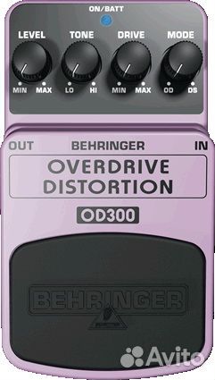 Педаль эффектов для электрогитары behringer OD300
