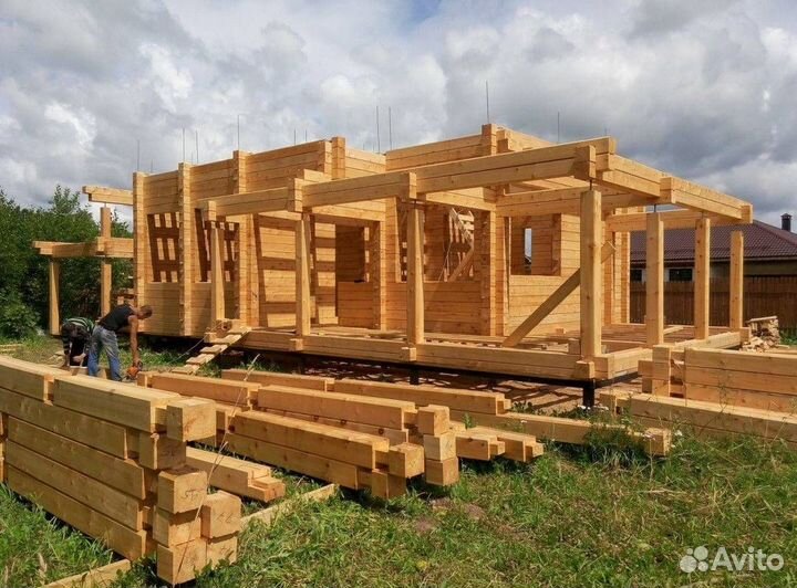 Брус ест.вл. : сорт 1, все размеры, Ель, с доставк