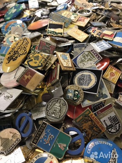 Значки СССР коллекция