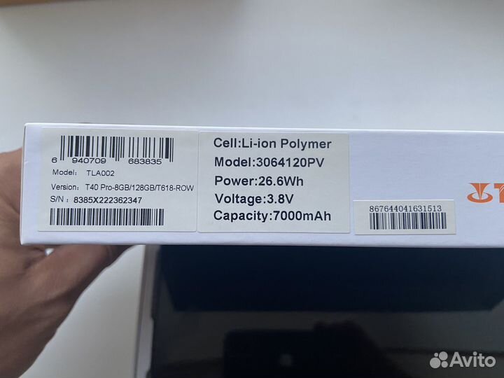 Планшет teclast t40 pro - 8gb/128gb