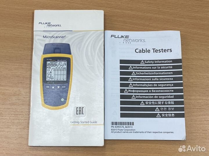 Тестер кабельный Fluke Networks MicroScanner2