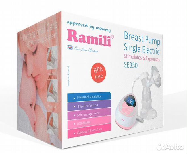 Молокоотсос электрический двухфазный Ramili SE350