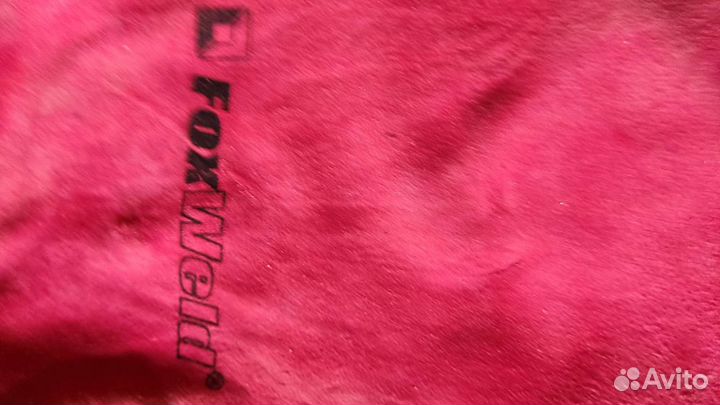 Спилковые краги Foxweld Рэд