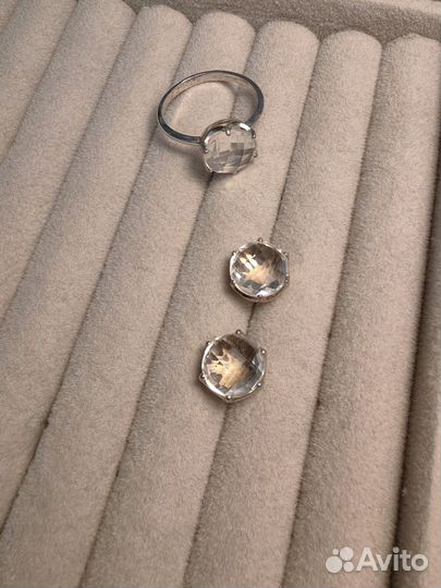 Комплект украшений из серебра