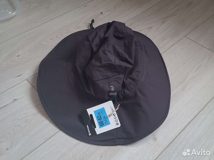 Шляпа для походов водонепроницаемая серая trek 900