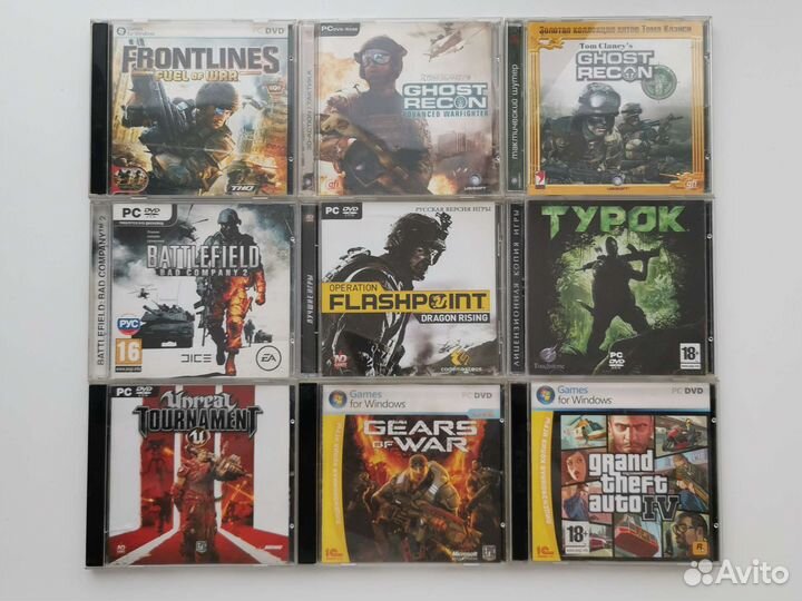 Компьютерные игры диски для пк