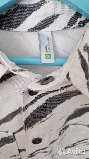 Джинсовая рубашка для мальчика sela