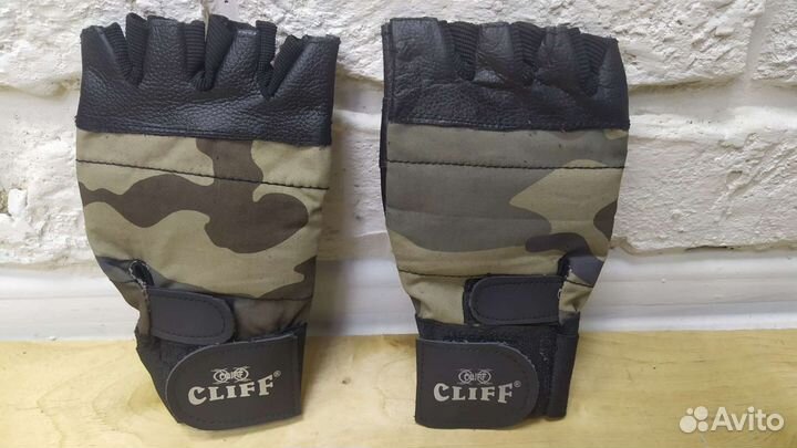 Новые кожаные перчатки для тренировок/фитнеса