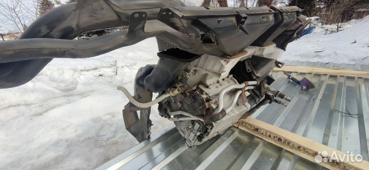 Печка со всеми патрубками