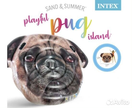 Надувной плот - матрас мопс