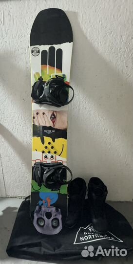 Сноуборд комплект bataleon eviltwin 154