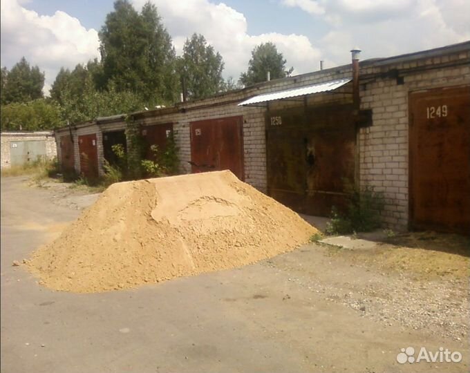 Песок доставка своим транспортом от 5м3