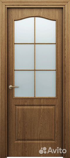 Межкомнатная остекленная дверь