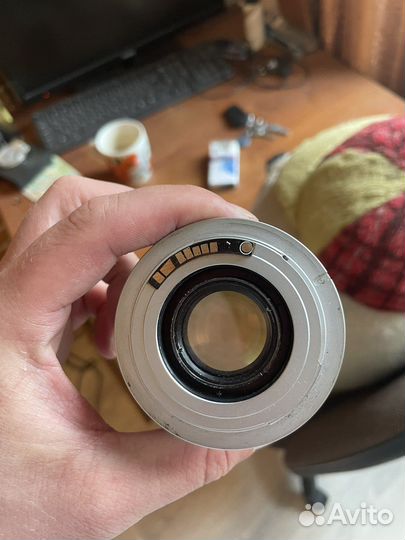 Объектив helios 44 2 с переходником на canon