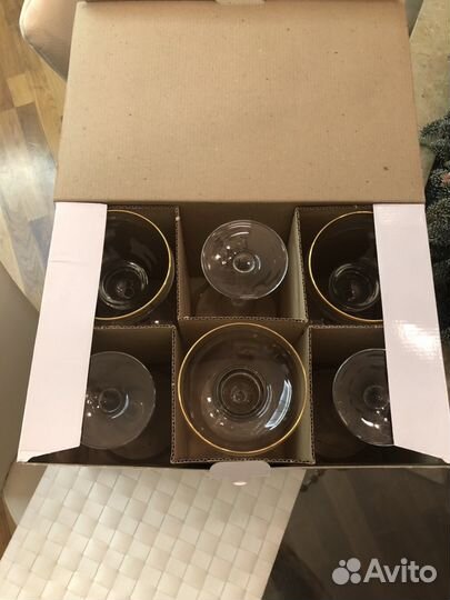 Набор из 12ти новых бокалов