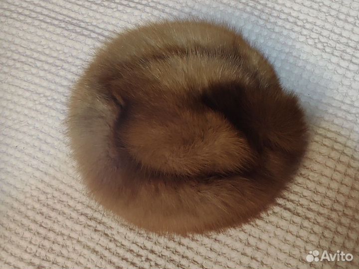Шапка из куницы, размер 59