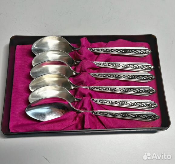 Ложки чайные мельхиор СССР винтаж
