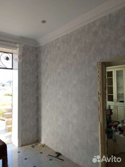 Поклейка обоев