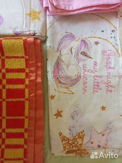 Одеяло байковое детское с пододеяльниками